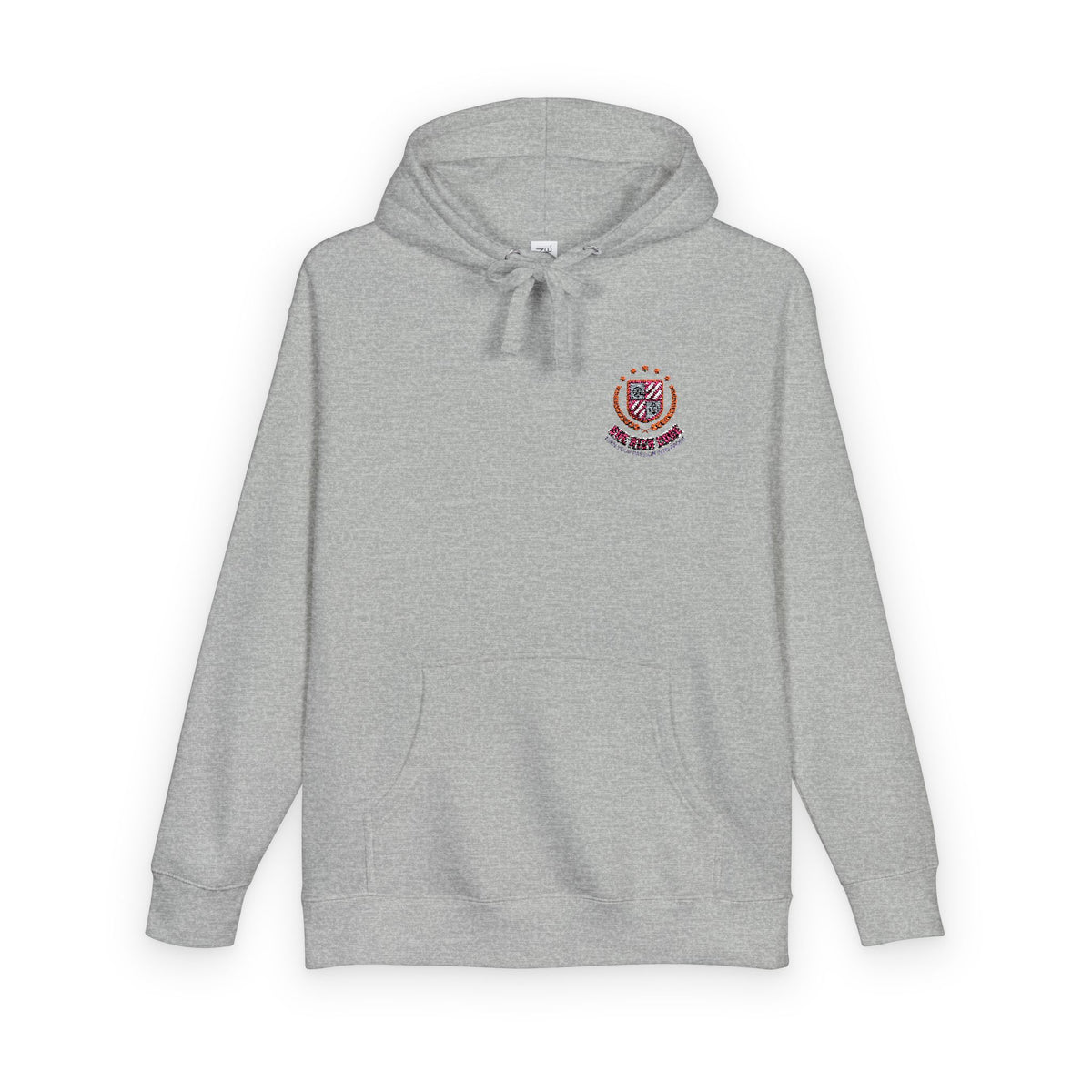She Rich Core White Fleece Hoodie – $45