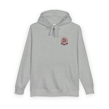 She Rich Core White Fleece Hoodie – $45