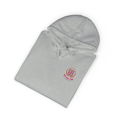 She Rich Core White Fleece Hoodie – $45