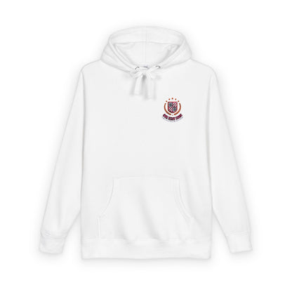 She Rich Core White Fleece Hoodie – $45