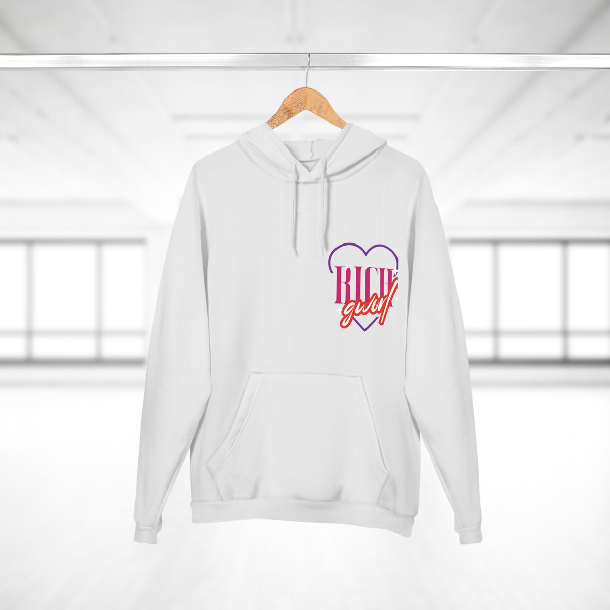 Rich Girl Pullover Hoodie – $45