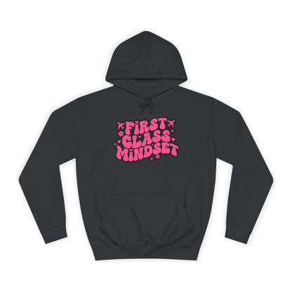First Class Mindset College Style Hoodie – $45