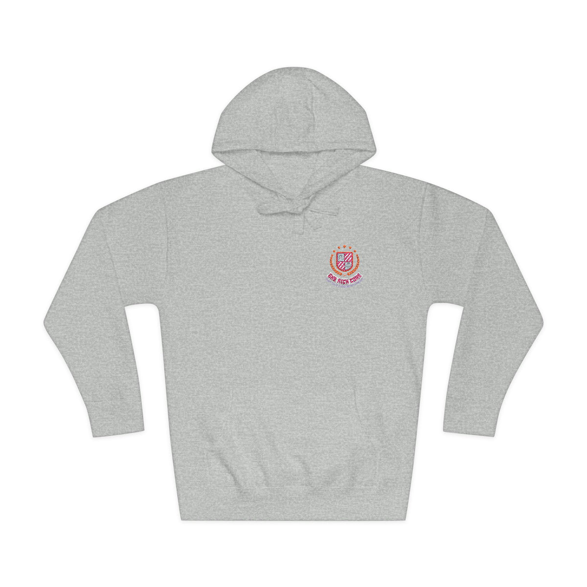 She Rich Core White Fleece Hoodie – $45