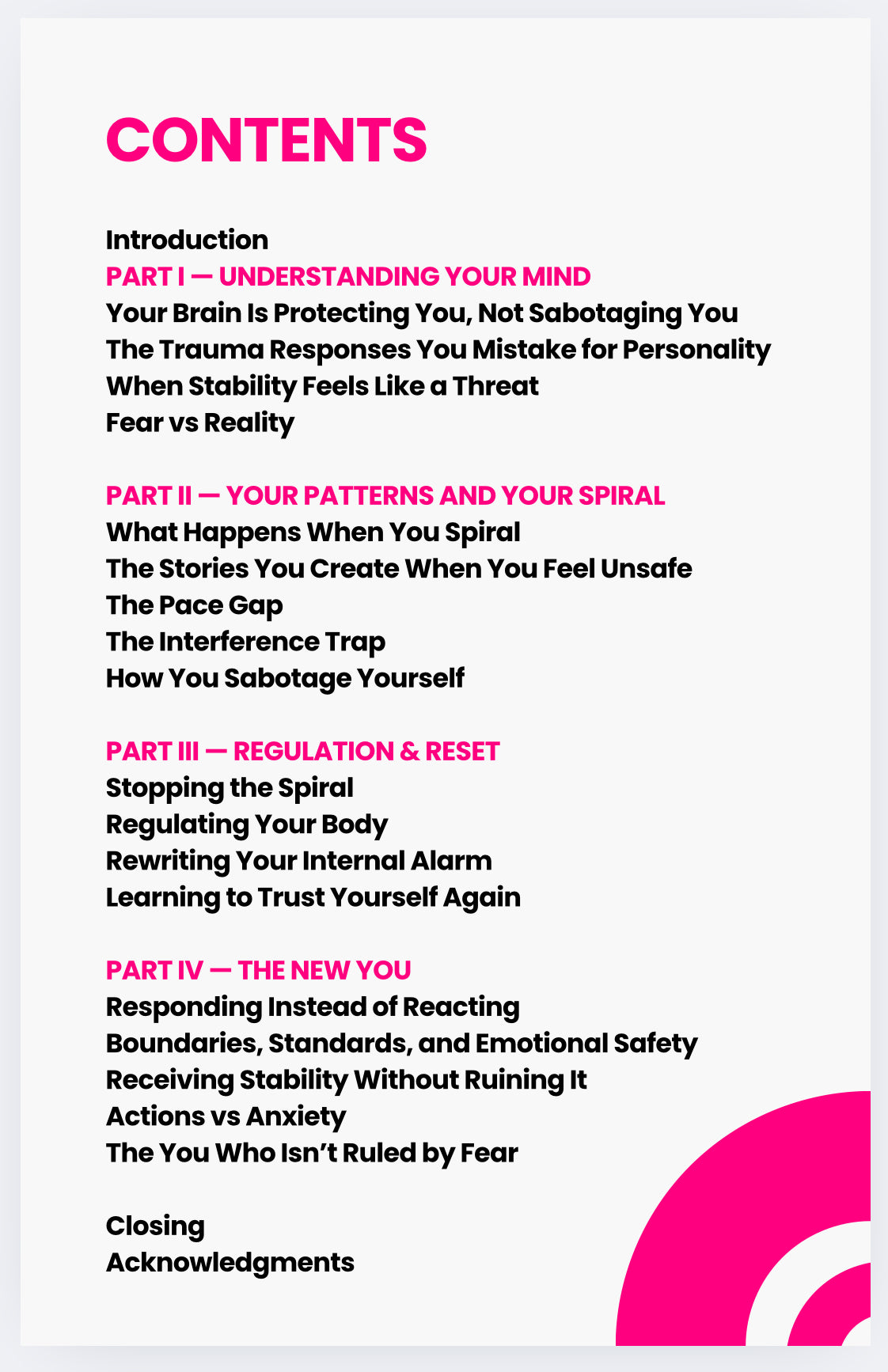 TRIGGERED.: Relearn Inner Safety, Manage Anxiety & Emotional Triggers