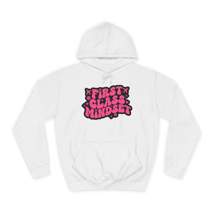 First Class Mindset College Style Hoodie – $45