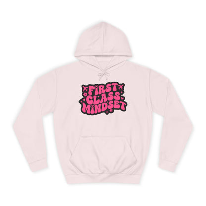 First Class Mindset College Style Hoodie – $45