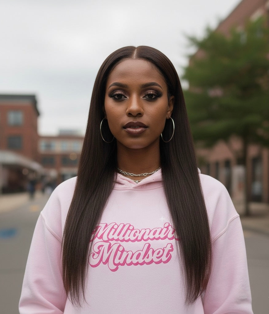 Millionaire Mindset Pullover Hoodie – $45